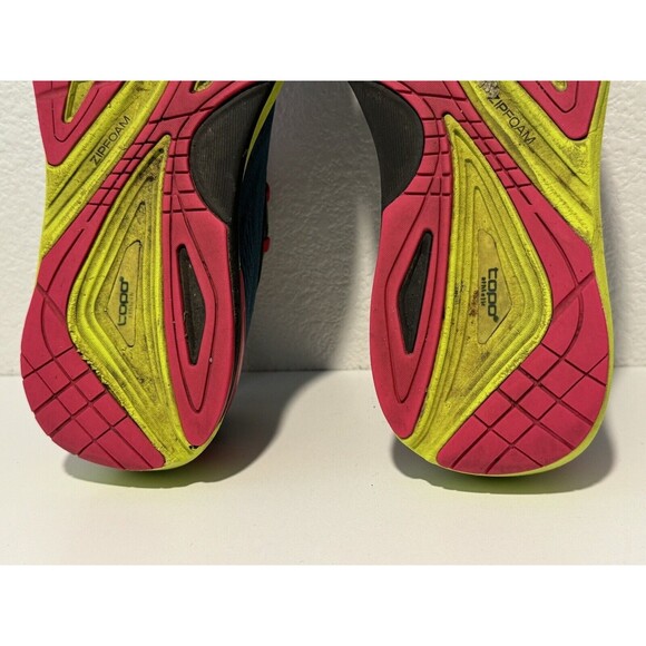 Topo Athletic Womens Ultrafly 3 Running Shoes Sz 6.5 Emerald/Fuchsia Trail Hike - Picture 13 of 15